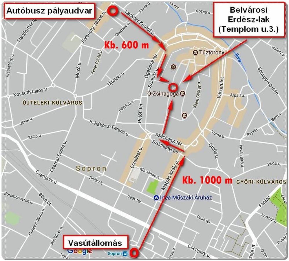 Belvarosi Erdesz-Lak Sopron Exteriör bild